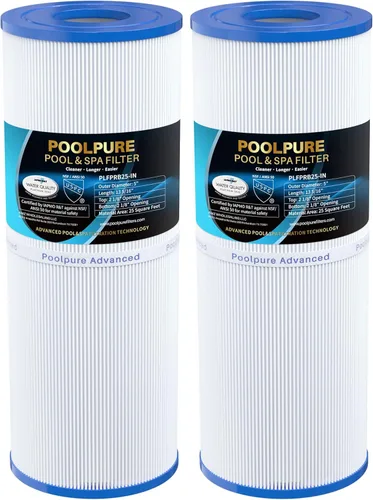 Vista 10 de POOLPURE Filtro de bañera de hidromasaje PLFPRB25-IN reemplazar a Unicel C-4326, Guardian 413-106, Filbur FC-2375, FC-2370, 3005845, 17-2327