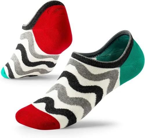 Vista 8 de SEESILY Calcetines invisibles para hombres y mujeres, corte bajo con agarre antideslizante, calcetines invisibles para zapatos Oxford, talla 7-12, 5