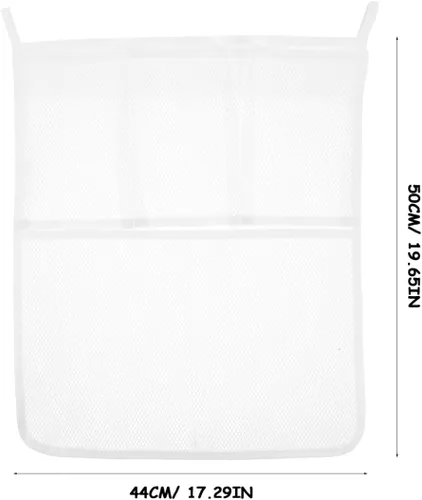 Vista 2 de Cabilock Bolsa de lavandería grande Diseño de malla Bolsa de lavandería Bolsa de malla para suministros de baño