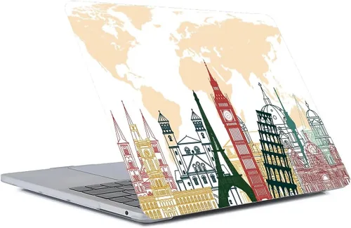Vista 19 de Funda rígida de plástico compatible con MacBook Air de 13 pulgadas 2020 2021 M1 A2337 A2179 A1932, carcasa rígida de plástico para Mac Air 13