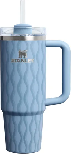 Vista 148 de STANLEY Quencher H2.0 Vaso Térmico con asa y pajilla, 64 onzas, tapa Flowstate de 3 posiciones, gran capacidad para viajes y deportes, vaso de acero