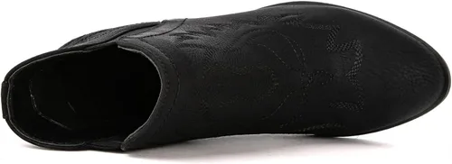 Vista 6 de GLOBALWIN Botas de tobillo para mujer, botas vaqueras del oeste