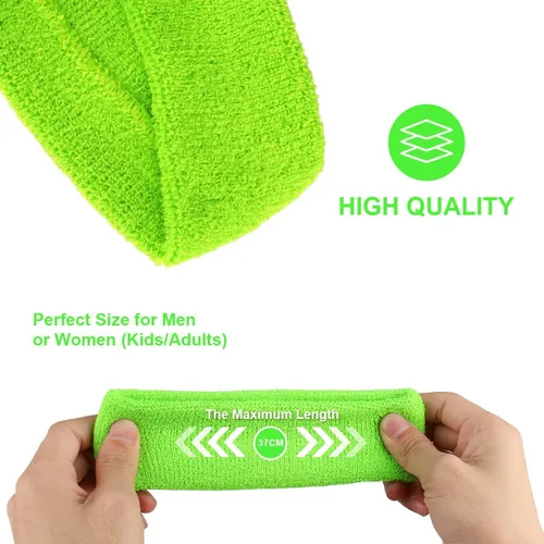 Vista 5 de WILDPARTY 80s Costume Accessories for Women with Waist Bag Headband Wristbands Leg Warmers for Party
