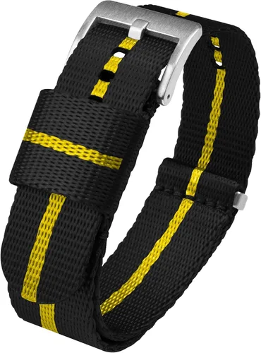 Vista 22 de BARTON Elite NATO® Style Correa de reloj - 18mm, 20mm, 22mm o 24mm - Correas de reloj de nailon de cinturón de seguridad