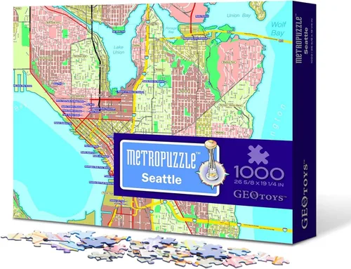 Vista 12 de Metropuzzle - Rompecabezas Boston de 27 x 19 pulgadas, 1000 piezas