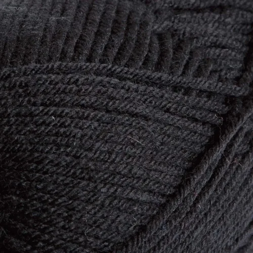 Vista 2 de Knit Picks Brava Negro Hilo Suave 100% Acrílico Peso Worsted para Tejer, Ganchillo, Uso en Máquina de Tejer, Peso Medio 4 Hilo para Proyectos