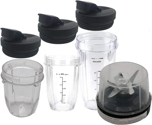 Vista 3 de joystar Cuchilla de piezas de repuesto para el ensamblaje de cuchillas extractoras Nutri Ninja Pro Funciona con estos modelos: Ninja Chef Licuadora
