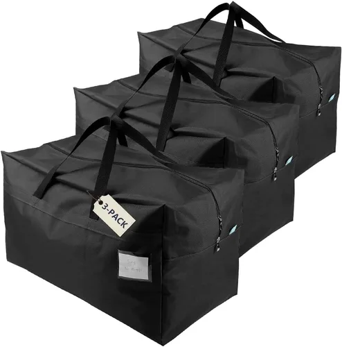 Vista 10 de 100L grande ornamento almacenamiento resistente al agua lleva bolsas de Negro
