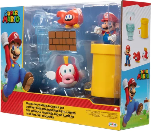 Vista 4 de Nintendo 2.5" Sparkling Waters Diorama Set