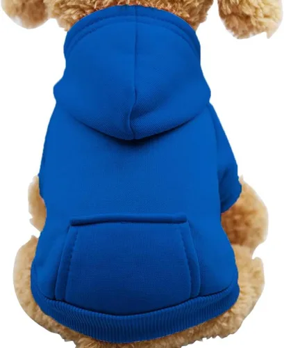 Vista 23 de Jecikelon Sudadera con capucha para perro de invierno con bolsillos, ropa cálida para perros pequeños, abrigo de Chihuahua, ropa de cachorro y gato