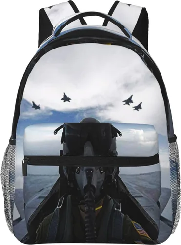 Vista 8 de Mochila de motocross para niños, niñas y hombres, mochila de viaje para computadora portátil casual, mochila universitaria de regreso a la escuela