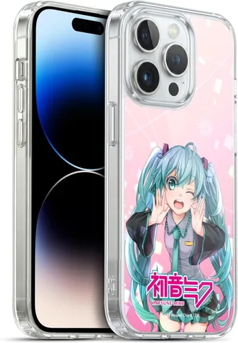 Vista 170 de Head Case Designs Licencia Oficial Hatsune Miku Gráficos Lindos Carcasa de Gel [Protección de Grado Militar] Compatible con Apple iPhone 7