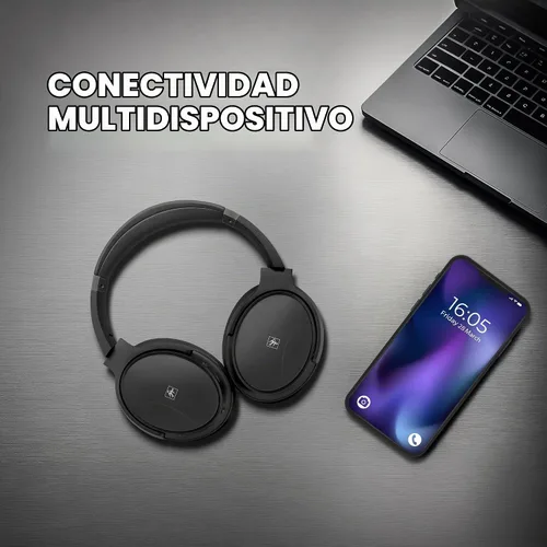 Vista 7 de Fisher Pro Auriculares inalámbricos con cancelación activa de ruido, auriculares sobre la oreja