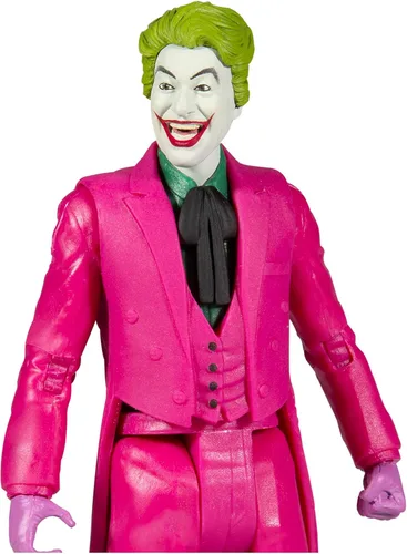 Vista 3 de McFarlane Toys TM15032 DC Retro 6 pulgadas WV1-Batman 66-El Joker, multicolor