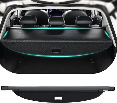 Vista 10 de Tecoom Cubierta de carga para accesorios Toyota 4Runner 2010-2024, cubierta trasera retráctil para maletero de equipaje, pantalla de privacidad