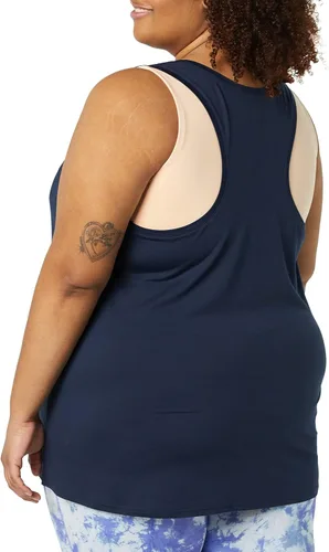 Vista 2 de Tienda Essentials Women's Tech Stretch Racerback Tank Top (Available in Plus Size), Multipacks
