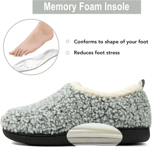 Vista 4 de RockDove - Pantuflas Nomad con espuma viscoelástica para mujer