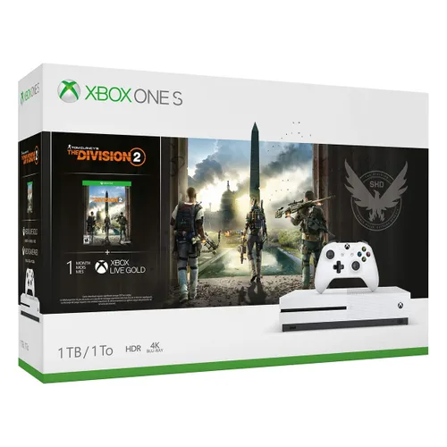 Vista 2 de Xbox One S 1TB Console - Tom Clancy's The Division 2 Bundle (Discontinued) (Renewed)