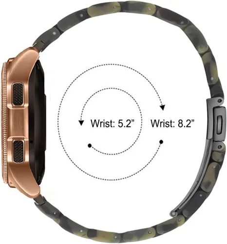 Vista 6 de Correa compatible con Samsung Galaxy Watch 6/6 Classic/Galaxy Watch 5/5 Pro / 4/4 Classic / 3 de 1.61 pulgadas / Active 2, correa de repuesto