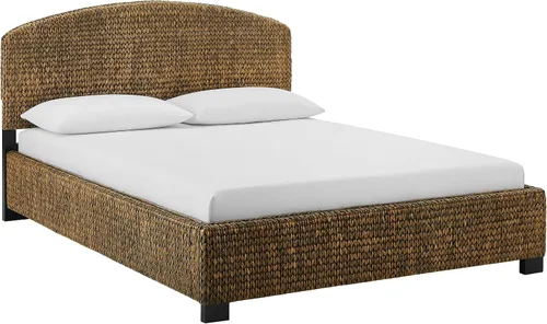 Vista 15 de Crosley Furniture Edgewater Coastal Boho - Juego de cama de ratán