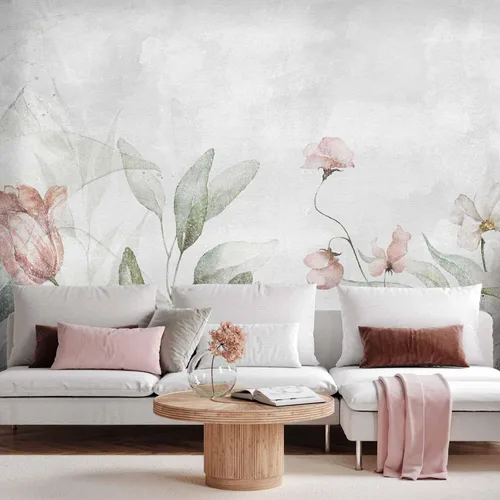 Vista 2 de artgeist Mural de pared con flores de 98 x 69 pulgadas, XXL, no tejidas, forro polar, decoración de pared, impresión de fotos, imagen, diseño de #01