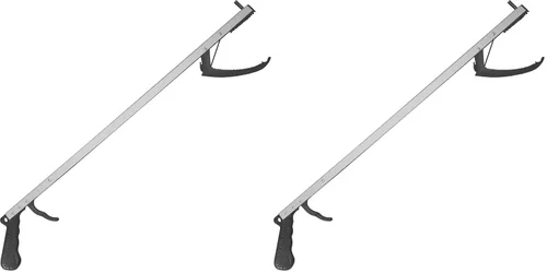 Vista 5 de Rehabilitation Advantage Grabber de aluminio de 26 pulgadas de largo con punta magnética