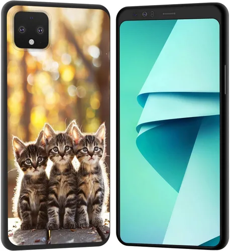 Vista 171 de Funda para Pixel 4 XL, funda de goma de silicona suave a prueba de golpes, funda protectora de cuerpo completo para Google Pixel 4 XL, ciervo