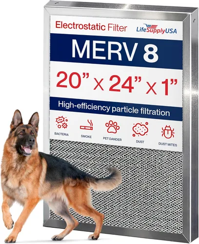 Vista 21 de Filtro de aire electrostático de 12x12x1, MERV 8, lavable, reutilizable, filtro de horno para CA/HVAC, ahorro de energía, fácil de limpiar, duradero