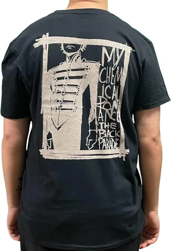 Vista 3 de Camiseta Xv Marching Frame Band Logo Oficial Hombres Negro