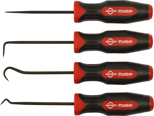 Vista 23 de Herramientas Mayhew 13201 ProGrip Púa de 3" - Miniatura Doblada 90 Grados Pro, Óxido Negro
