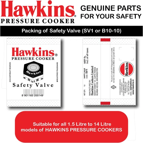 Vista 3 de Hawkins Válvula de seguridad para olla a presión