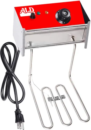 Vista 7 de ALDKitchen Freidora eléctrica de 6 litros, 1.75 kW, acero inoxidable, control manual de temperatura de 60 a 392.0 °F, protección contra
