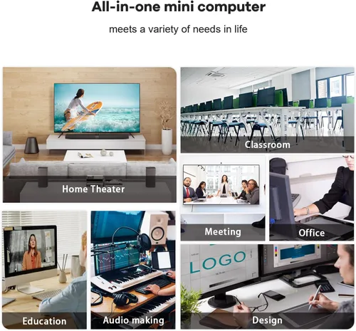 Vista 13 de Beelink SER5 - Mini PC W11 Pro, AMD Ryzen 5 5500U (6C/12T hasta 4.0 GHz), 16 GB DDR4, 500 GB SSD NVMe, gráficos 7 núcleos 1800 MHz, Wi-Fi 6, BT5.2
