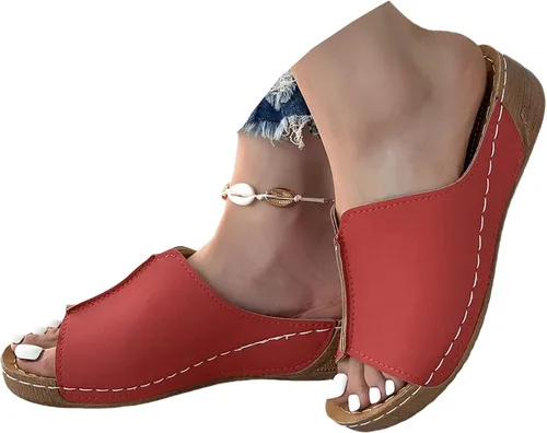 Vista 7 de Orthopedic Sandals For Women Dressy Platform Flip Flops Comfortable Walking Orthotic Slippers with Arch Support 2026