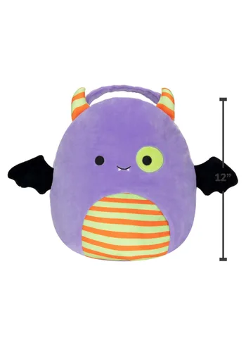 Vista 4 de Cubeta de Dulces de Halloween de Marvin el Monstruo Squishmallow Multicolor