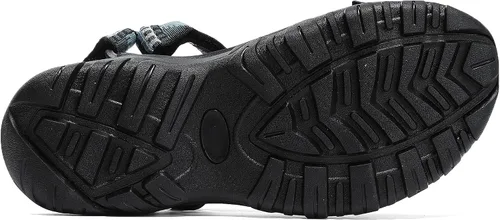 Vista 5 de Sandalias deportivas para hombre, sandalias de senderismo de espuma EVA, suela intermedia para exteriores, con soporte de arco, zapatos de agua