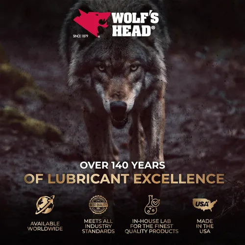 Vista 6 de Wolf's Head Red Grease NLGI #2 (836-88301-91) Tubo de 14 onzas, paquete de 10 Fabricado en Estados Unidos