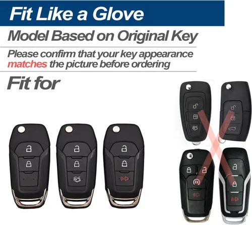Vista 2 de Compatible con Flip Ford Maverick F-150 F-250 F-350 F-450 F-550 Super Duty Lightning Ranger Bronco Expedition Escape Explorer Fusion EcoSport F-650