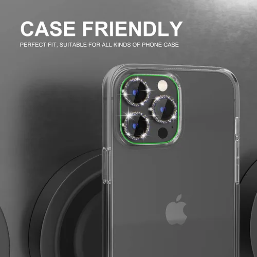 Vista 132 de Choiche Compatible para iPhone 16 Pro/iPhone 16 Pro Max Protector de Lente de Cámara, Vidrio Templado 9H Protector de Pantalla de Cubierta de Cámara