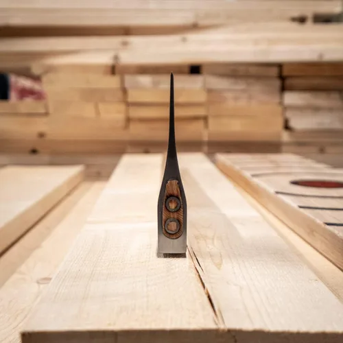 Vista 5 de The General: World Axe Throwing League Premium Competition Hacha de lanzamiento y hacha de camping multiusos o hacha de división de madera con funda