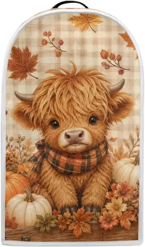 Vista 10 de Talayituse Cubierta antipolvo para licuadora con estampado de nueces, cubierta de protección de huellas dactilares para batidora de pie o máquina