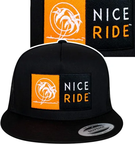 Vista 2 de N-R Combo Classic 6006 Gorra de béisbol Snapback Trucker Negro