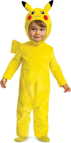 Vista 5 de Disguise Pikachu Costume Romper, Official Pokemon Toddler Outfit and Headpiece