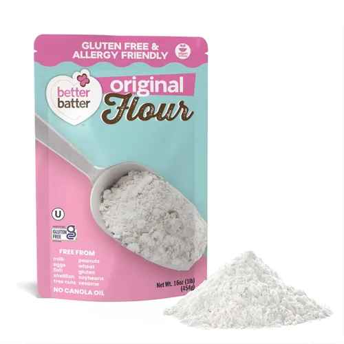 Vista 11 de Mejor Harina para Rebozar Mezcla Artesanal Multiuso Certificada Libre de Gluten, Libre de los 8 Principales Alérgenos, Bolsa de 2.5LB para Reemplazo
