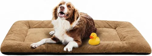 Vista 32 de Alfombrilla de cama para jaula de perro para perros extra pequeños. Cama de jaula de perro ultra suave. Alfombrilla de perrera lavable y Rosa