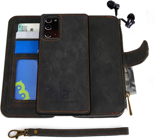 Vista 13 de MODOS LOGICOS Funda para Samsung Galaxy Note 8, [Cartera desmontable Folio] [2 en 1] [Almacenamiento de efectivo con cremallera]