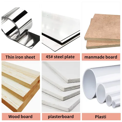Vista 4 de Broca bimetálica para taladro, cortador de orificios HSS con eje para madera y metal