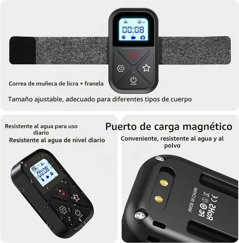Vista 5 de Control remoto inalámbrico inteligente para GoPro - Controlador de cámara