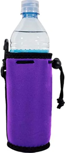 Vista 4 de Botella de agua de neopreno en blanco Coolie (variedad de colores, 10 unidades)