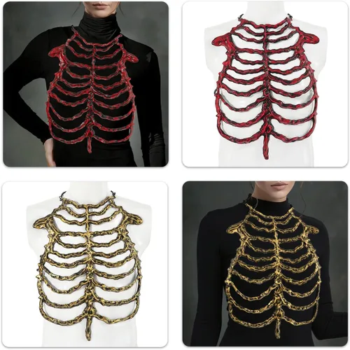 Vista 2 de Practical and Lightweight Skeleton Props Costume B